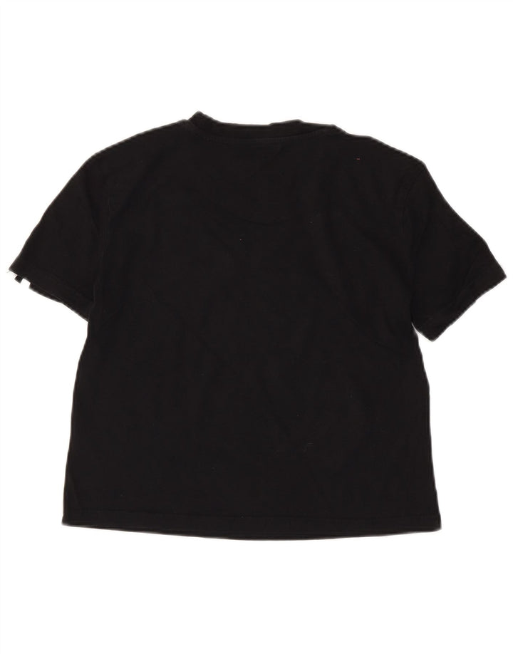 Camiseta Adidas Feminina Crop Top UK 4/6 XS Algodão Preto
