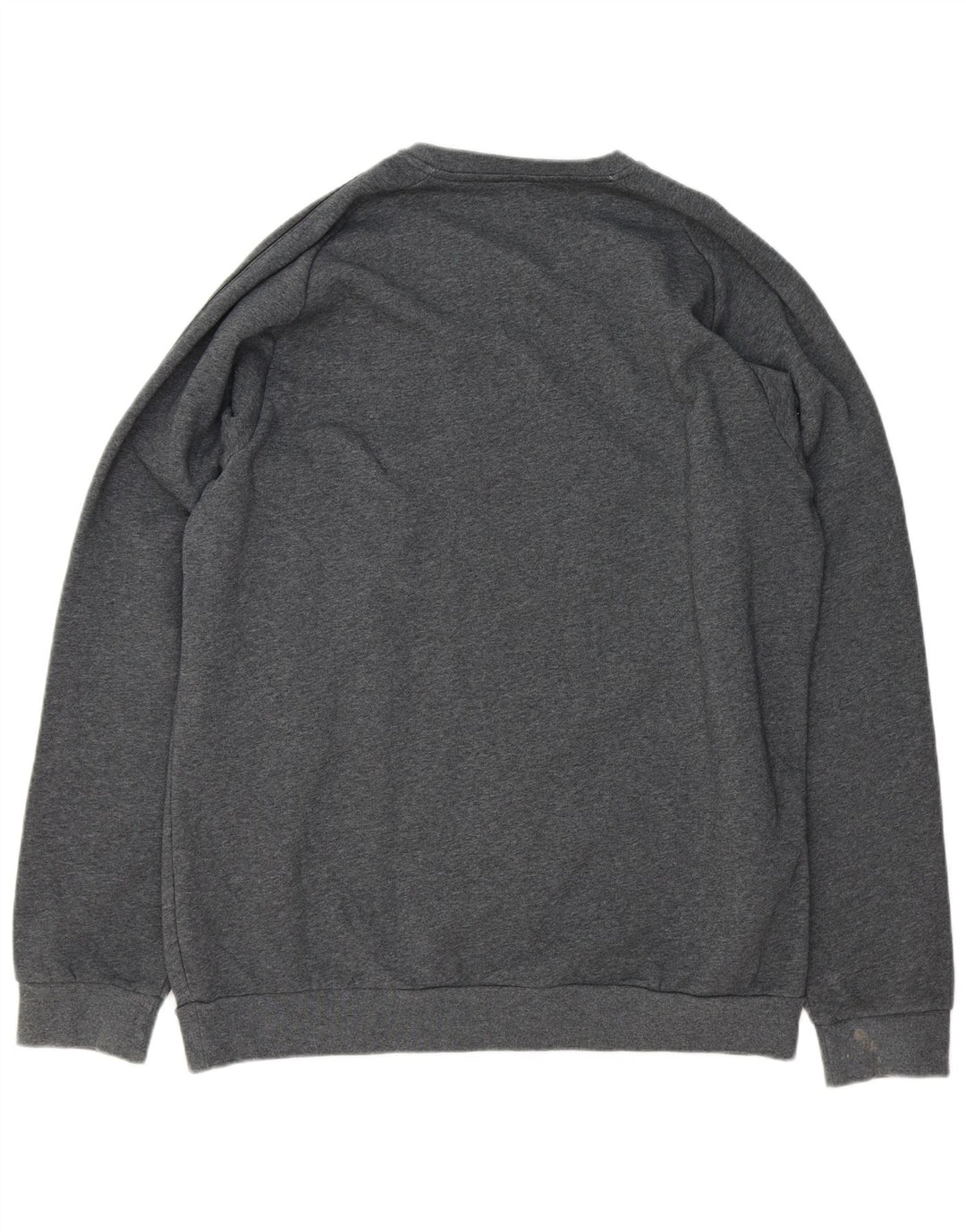 ADIDAS Mens Moletom Jumper XL Cinza Algodão