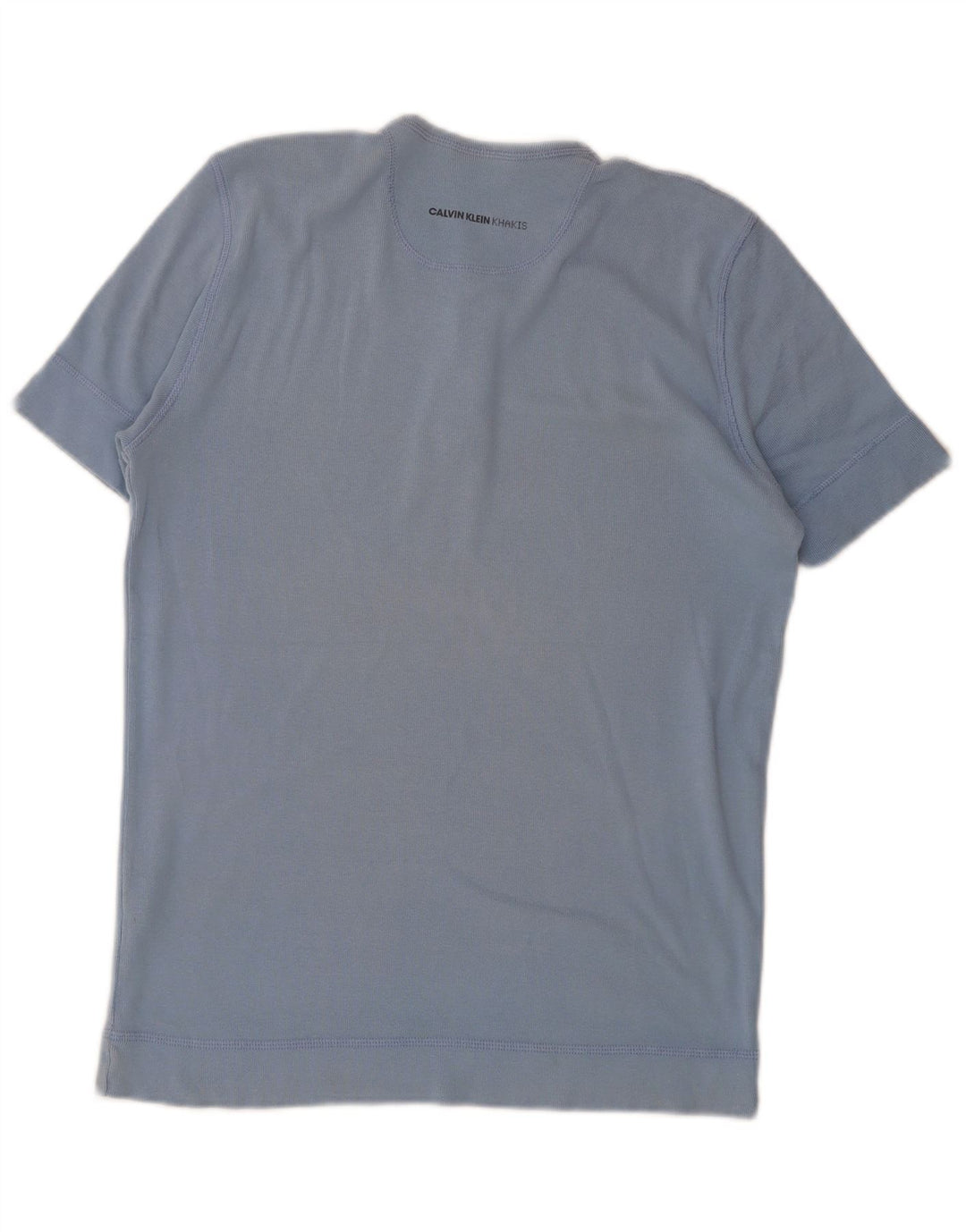 Camiseta masculina Calvin Klein grande algodão azul