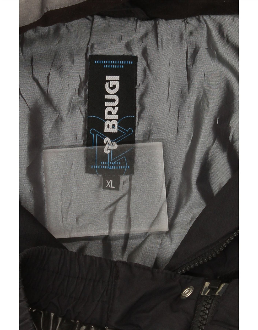 Jaqueta de esqui masculina Brugi XL preta colorblock