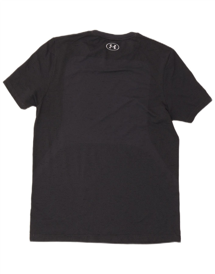 Under Armour Camiseta masculina justa grande cinza manchada
