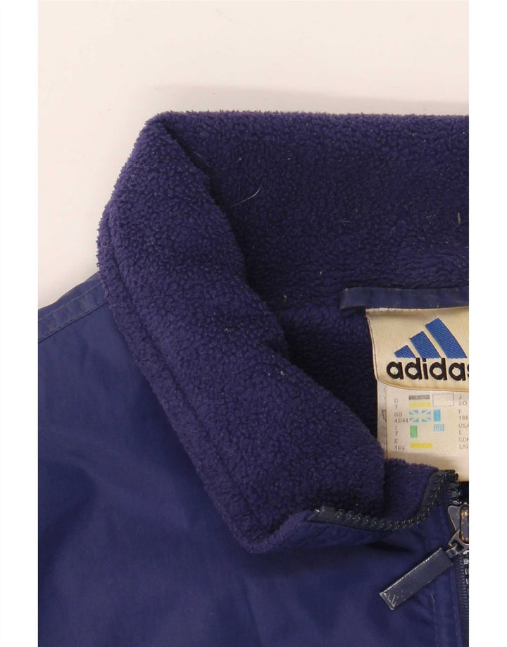 Adidas Mens Bomber Jacket UK 42/44 Grande Azul Poliamida