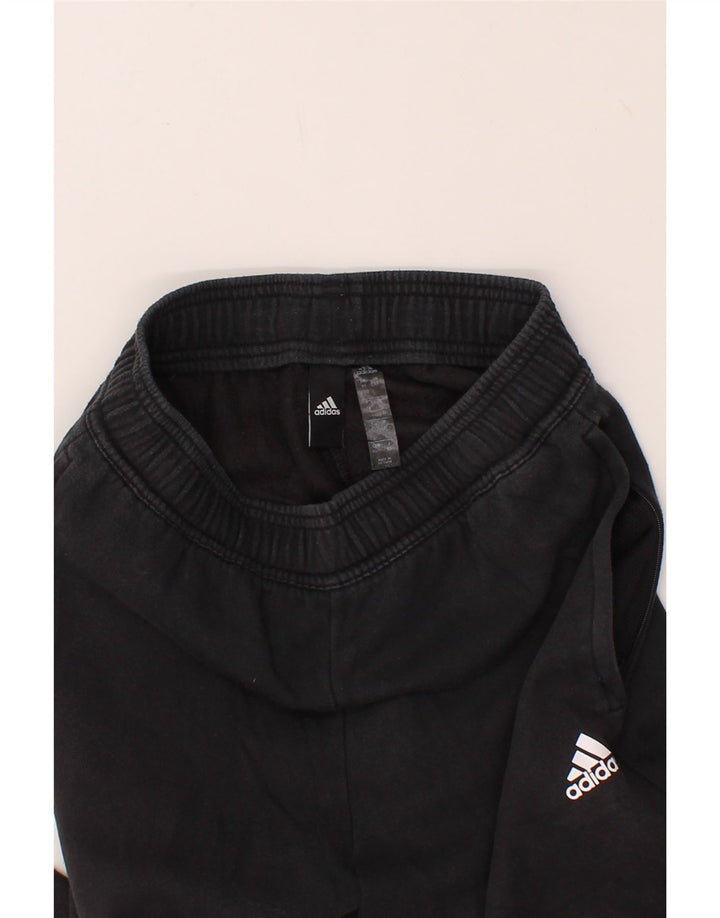 ADIDAS Mens Tracksuit Trousers XS Black Cotton Vintage Adidas and Second-Hand Adidas from Messina Hembry 