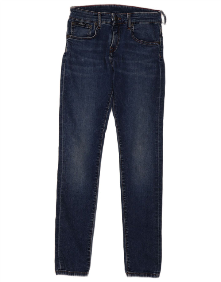 Calça jeans feminina Hackett W26 L29 azul clássico