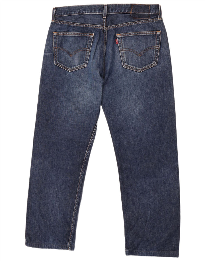 Calça jeans reta masculina Levi's W34 L28 azul