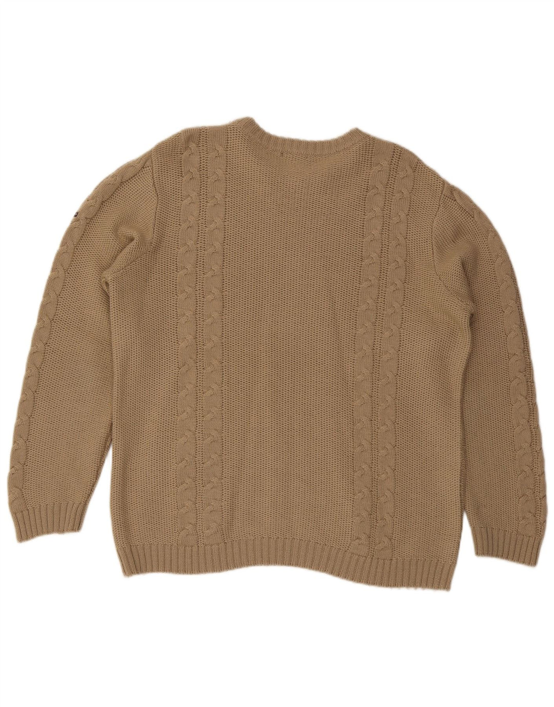 Suéter masculino Canadiens com gola canoa XL lã bege