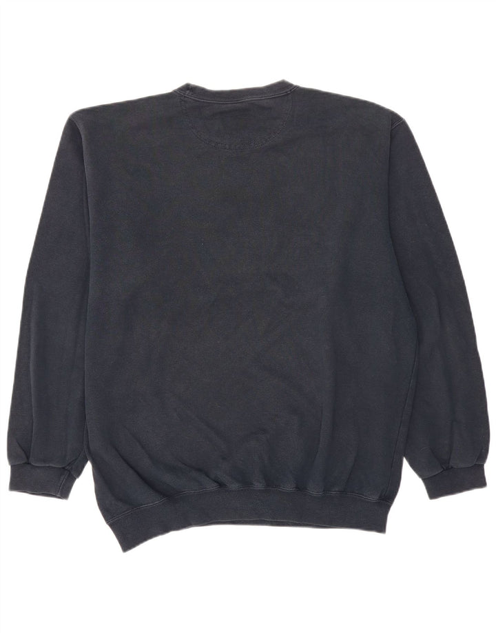 Champion moletom masculino gráfico jumper grande algodão azul marinho