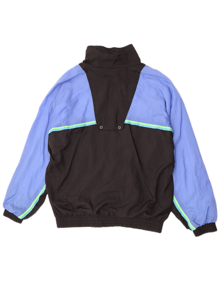Lotto Mens Graphic Tracksuit Top Jacket Médio Azul Colourblock Nylon