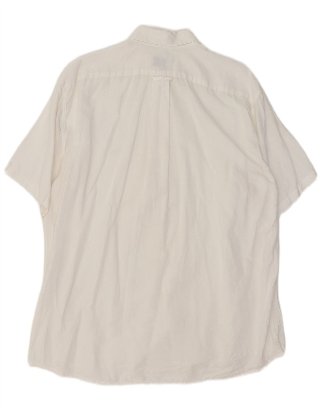 Lacoste camisa masculina de manga curta tamanho 42 grande branco