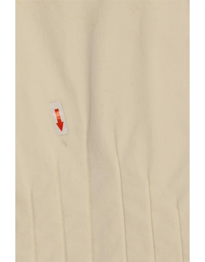Jaqueta blazer essencial para meninas com 3 botões 13-14 anos fora de algodão branco