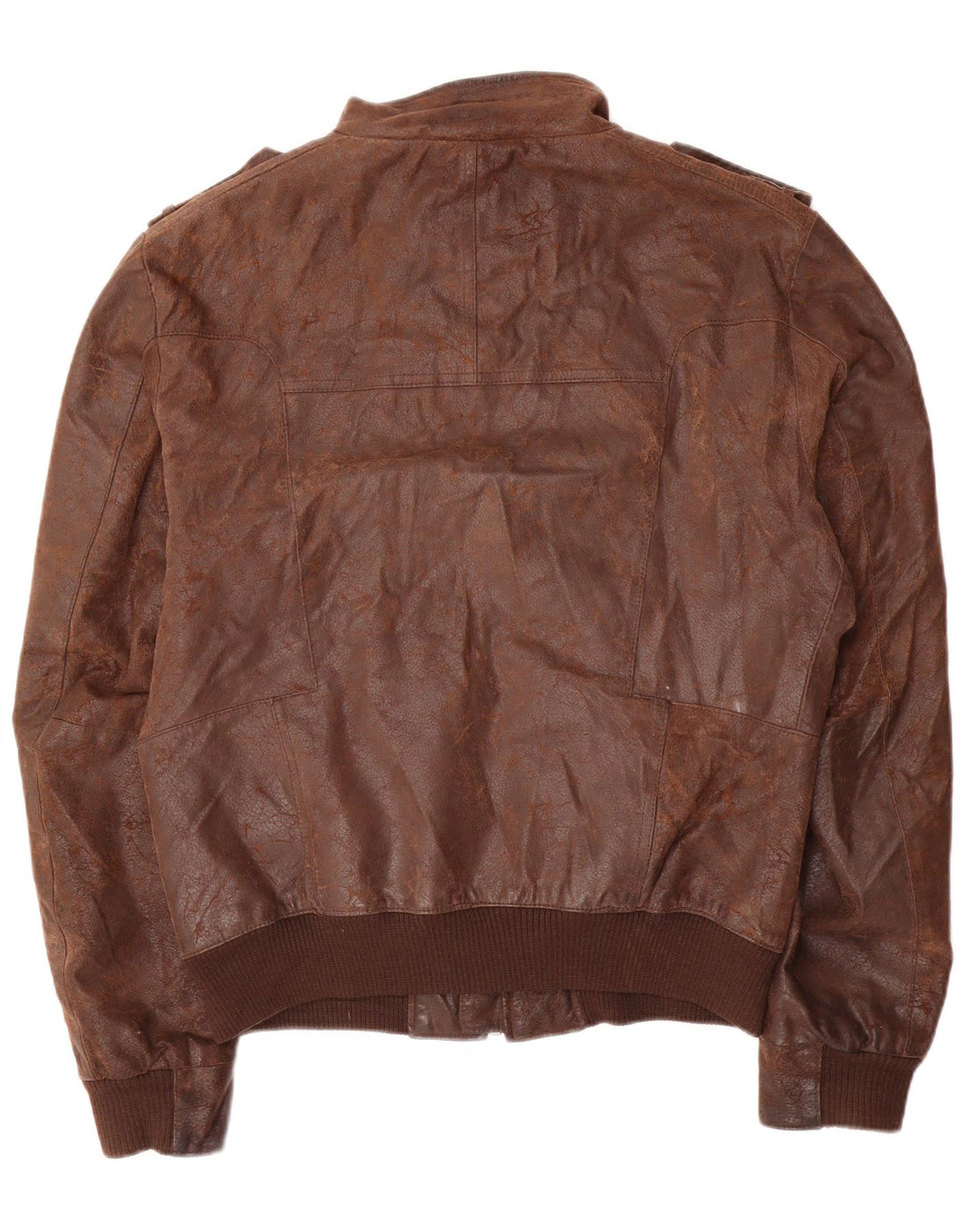 Jaqueta bomber militar vintage masculina UK 40 grande marrom