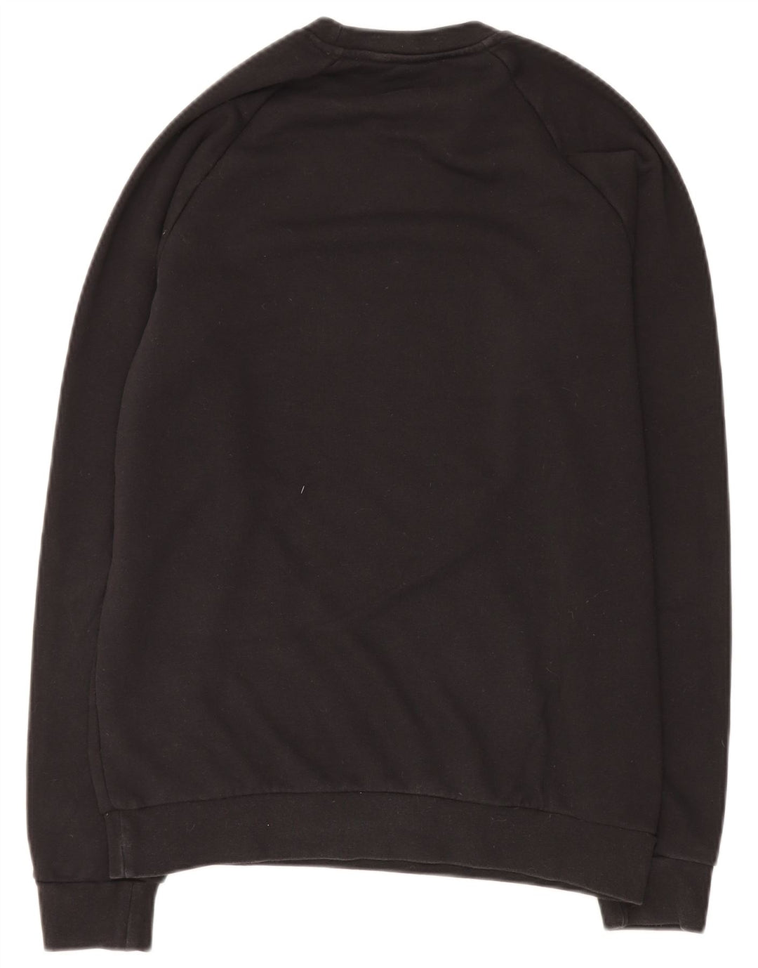 ADIDAS Meninos Graphic Sweatshirt Jumper 15-16 Anos Preto Algodão