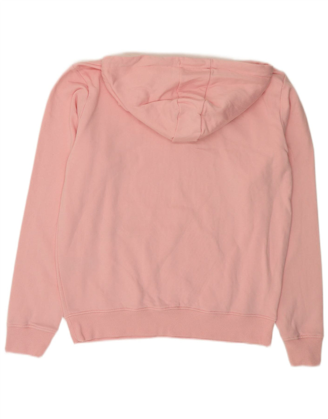 ELLESSE moletom com capuz feminino UK 12 algodão rosa médio