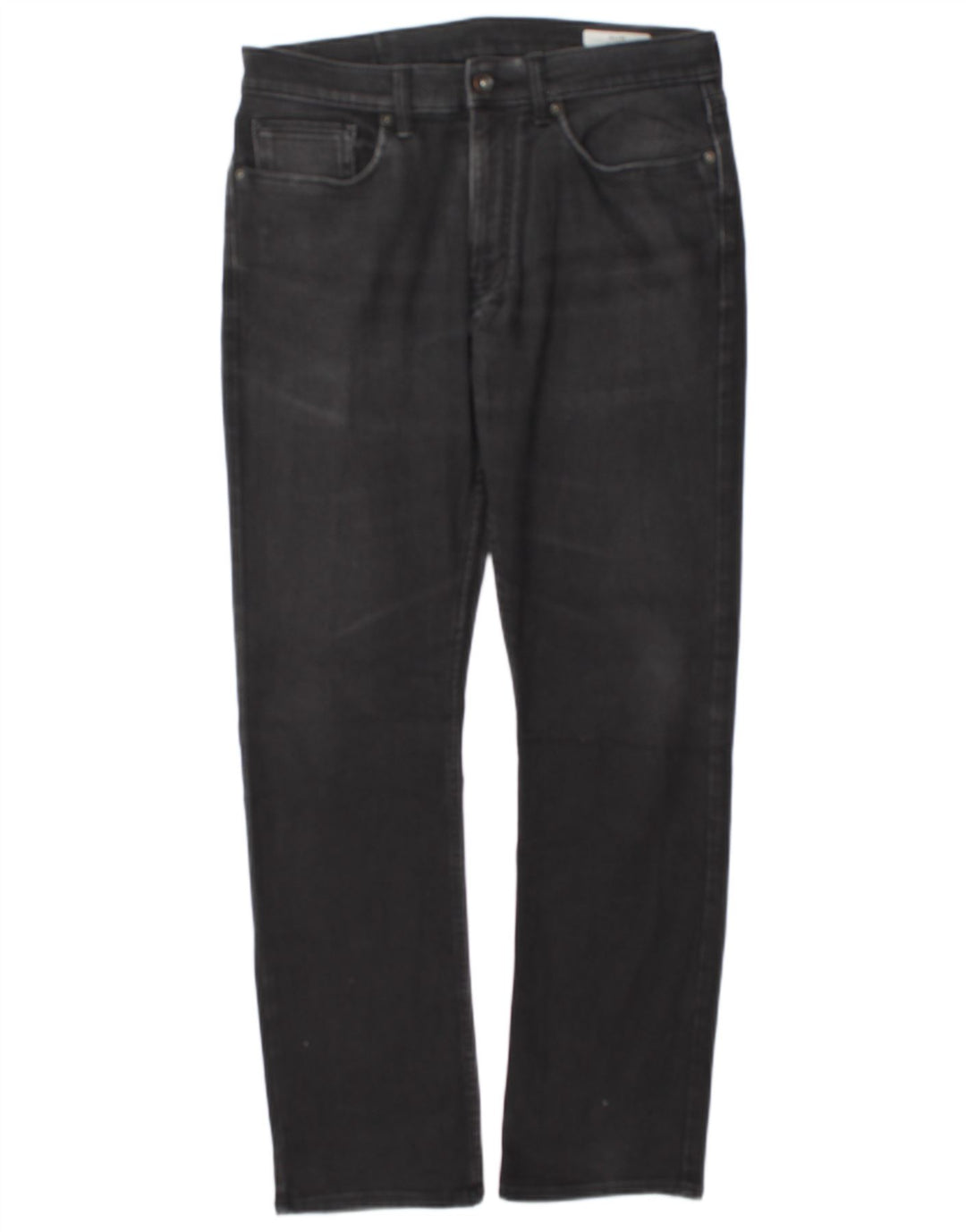 Marks & Spencer Mens Jeans Slim W32 L31 Algodão Preto