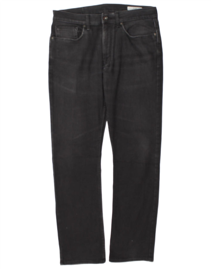 Marks & Spencer Mens Jeans Slim W32 L31 Algodão Preto