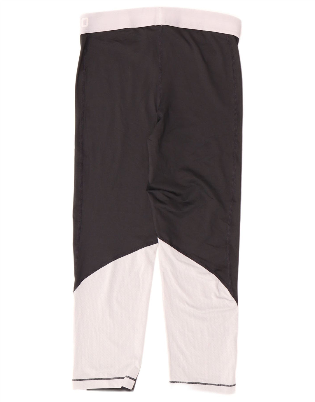 Nike Womens Dri Fit Leggings UK 14 Médio Preto Poliéster Esportes