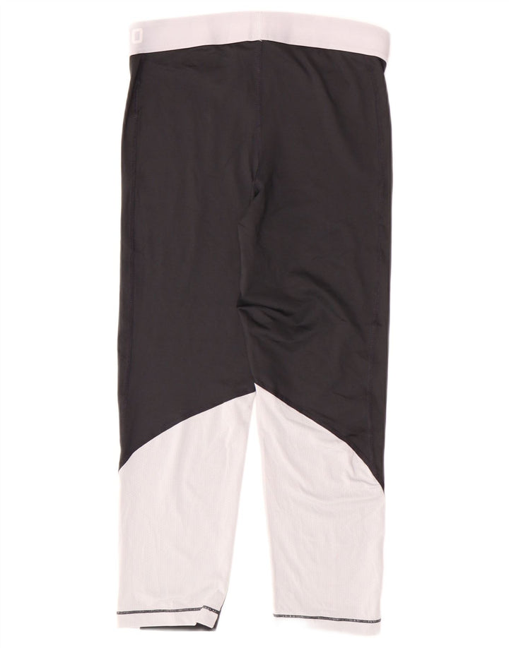 Nike Womens Dri Fit Leggings UK 14 Médio Preto Poliéster Esportes