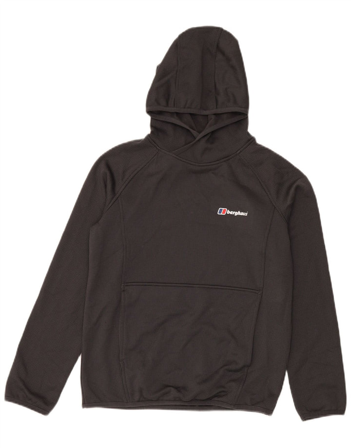 Berghaus Meninos moletom com capuz 11-12 anos cinza poliéster