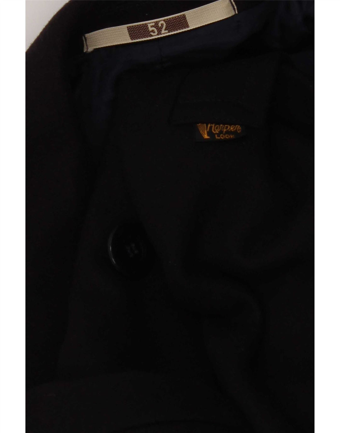 Casaco masculino vintage Pea IT 52 XL viscose azul marinho