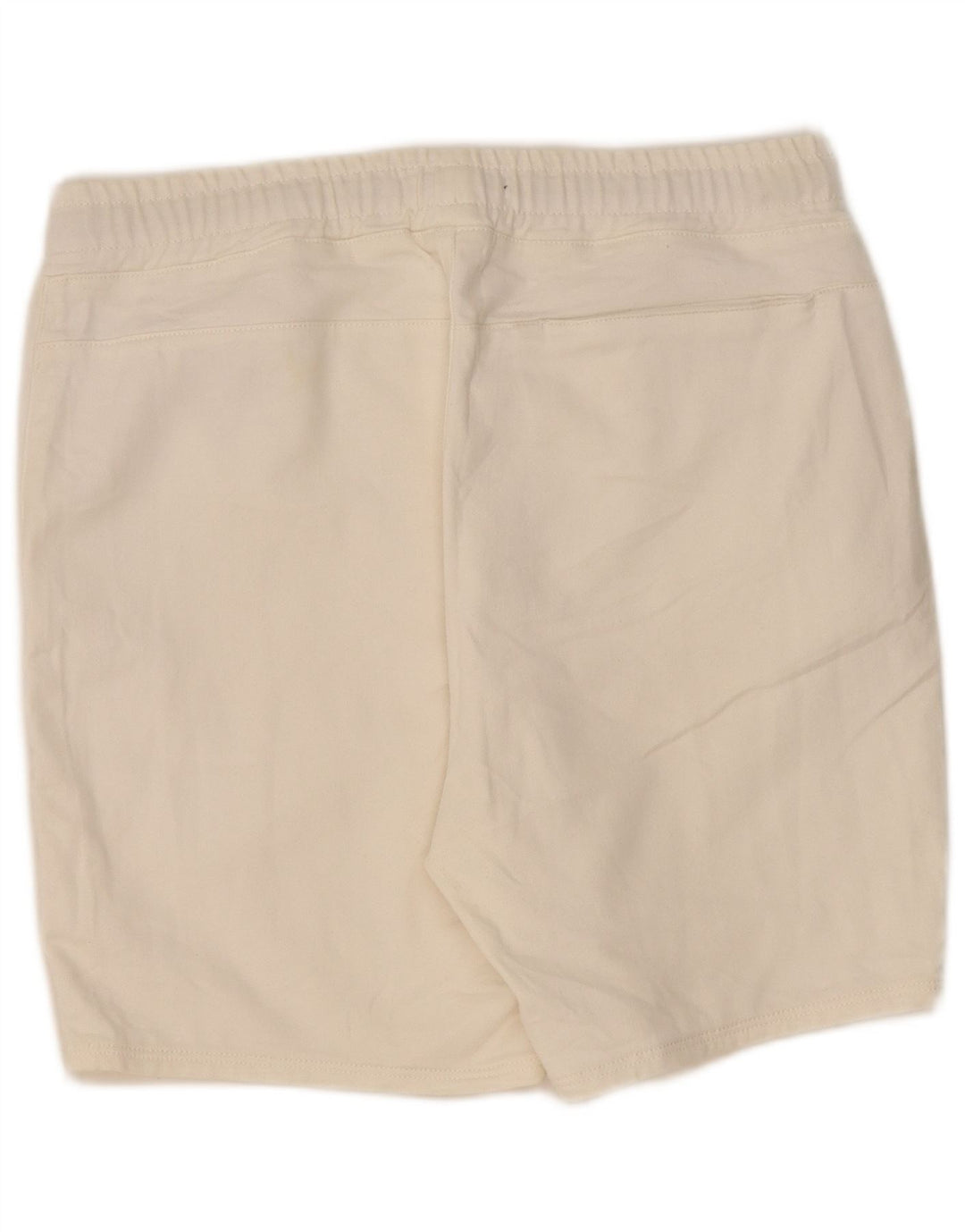 Zara Shorts esportivos masculinos grandes de algodão branco