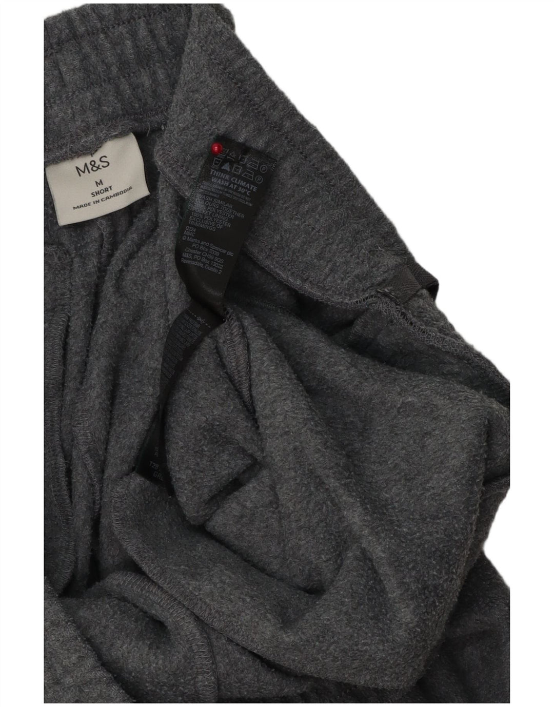 Calça de treino de lã feminina Marks & Spencer Reino Unido 12 cinza médio