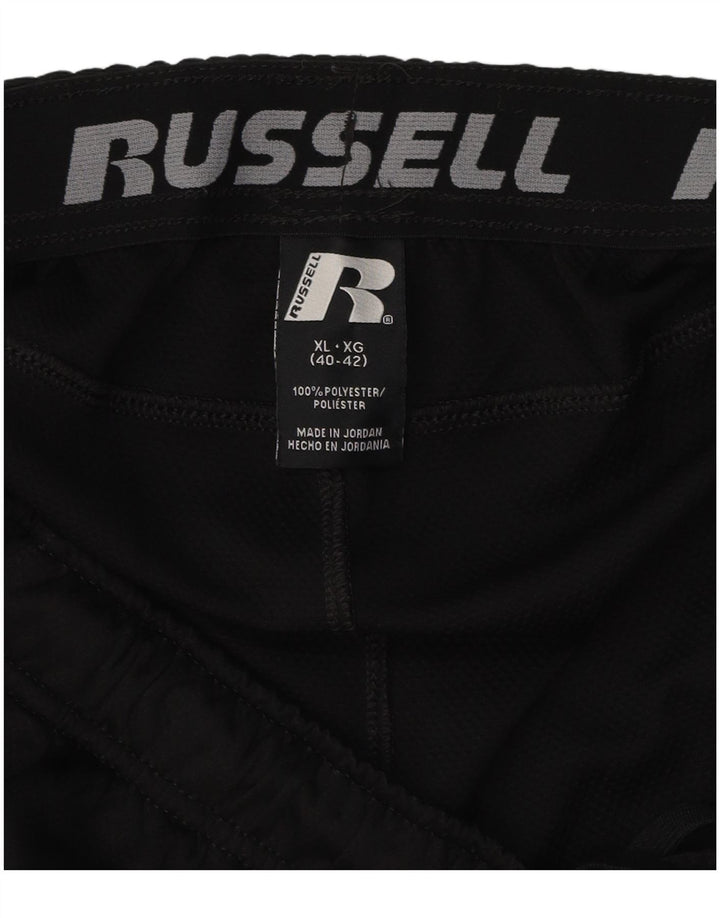 Shorts esportivos masculinos RUSSELL ATLÉTICO XL preto poliéster