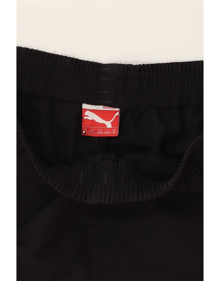 Shorts esportivos masculinos Puma médio preto