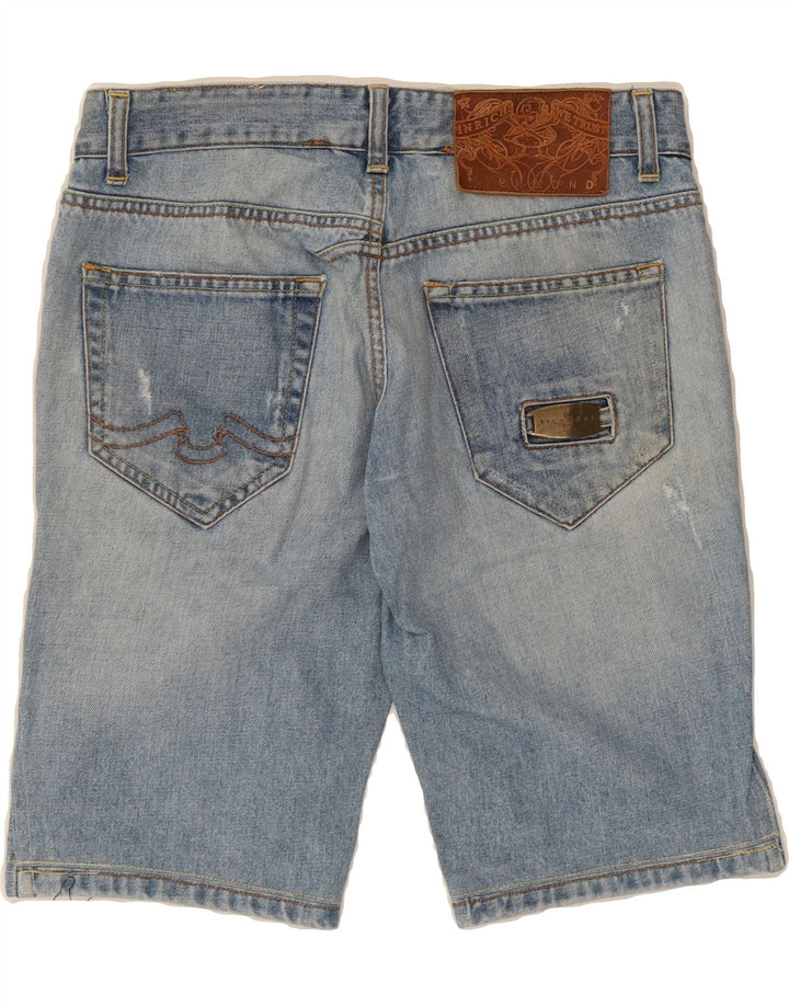 RICHMOND Mens Denim Shorts W30 Medium Blue Cotton Vintage Richmond and Second-Hand Richmond from Messina Hembry 
