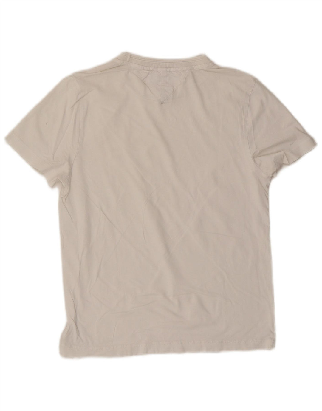 Camiseta feminina TOMMY HILFIGER Reino Unido 10 pequeno algodão branco