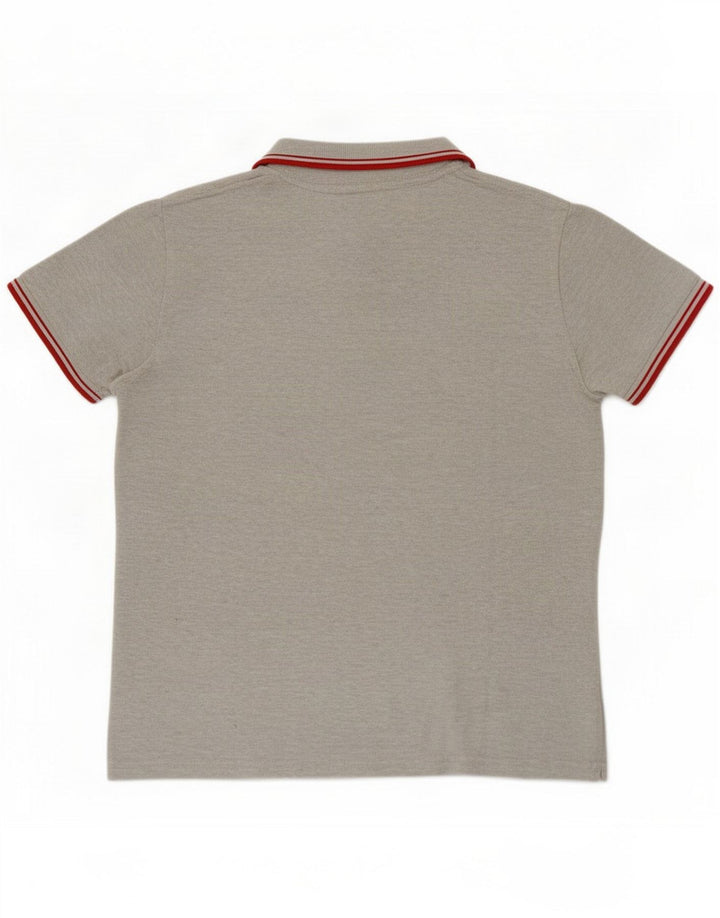 Camisa polo masculina Kappa grande algodão cinza