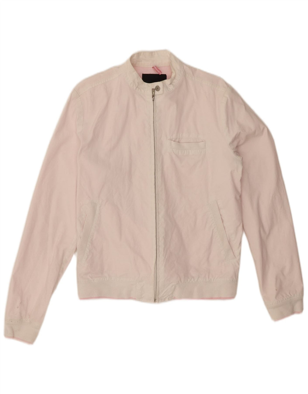 Jaqueta bomber feminina SERGIO TACCHINI IT 46 grande algodão branco