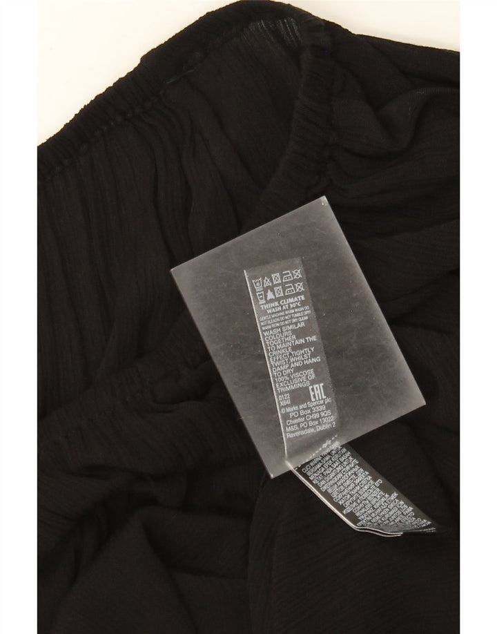 Vestido feminino Marks & Spencer UK 14 grande viscose preta