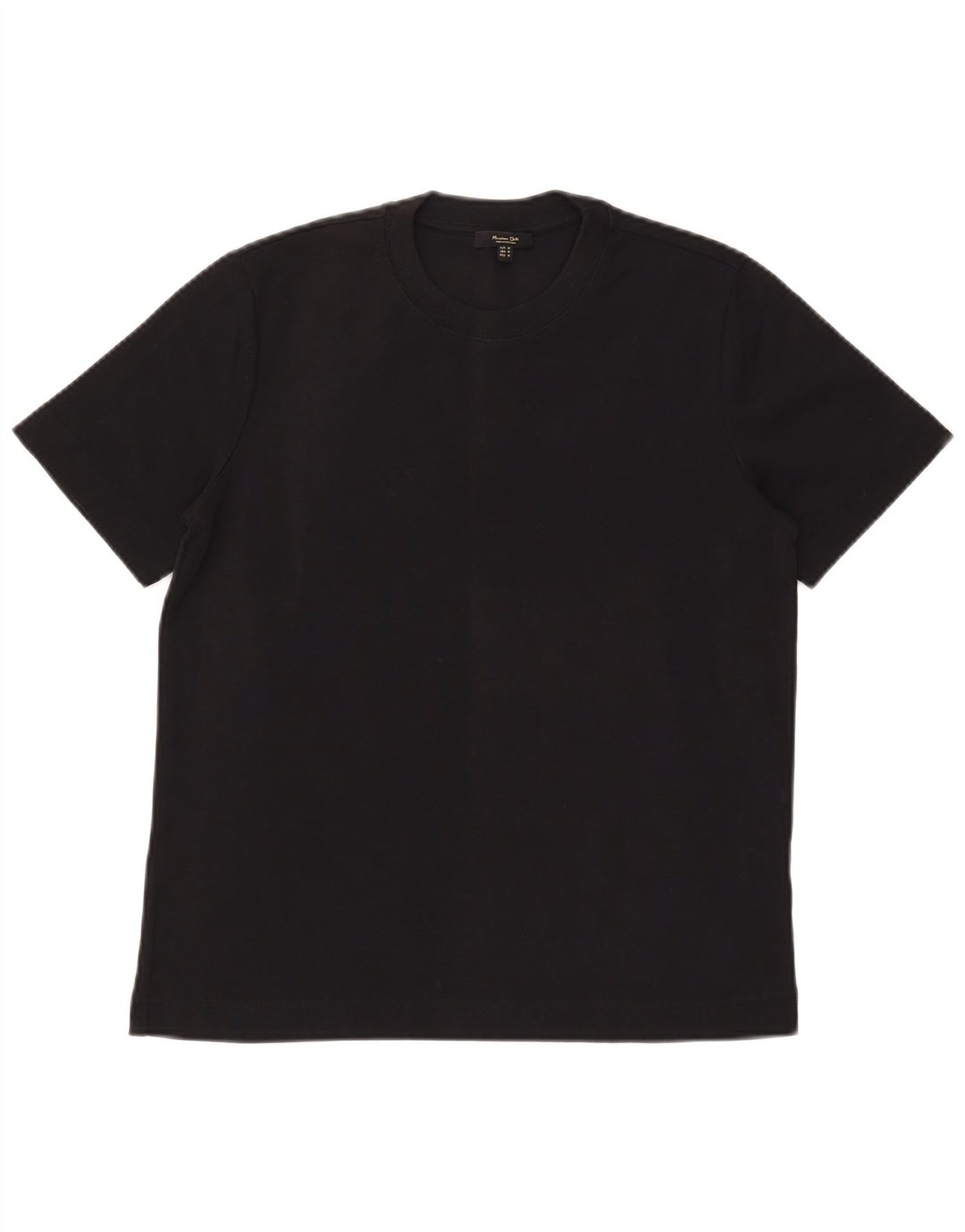 Camiseta masculina MASSIMO DUTTI preta média