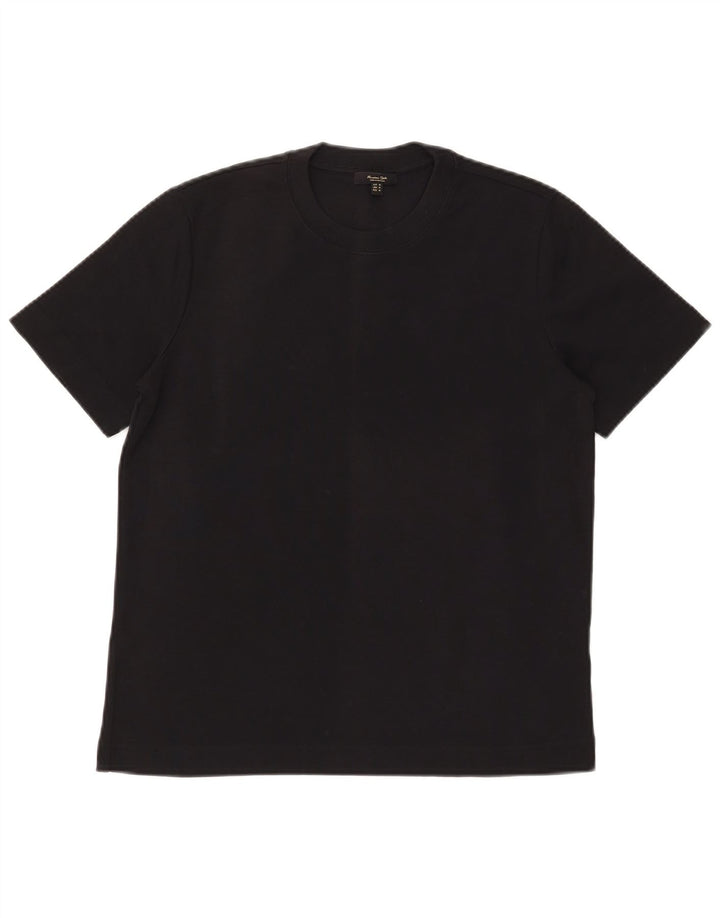 Camiseta masculina MASSIMO DUTTI preta média