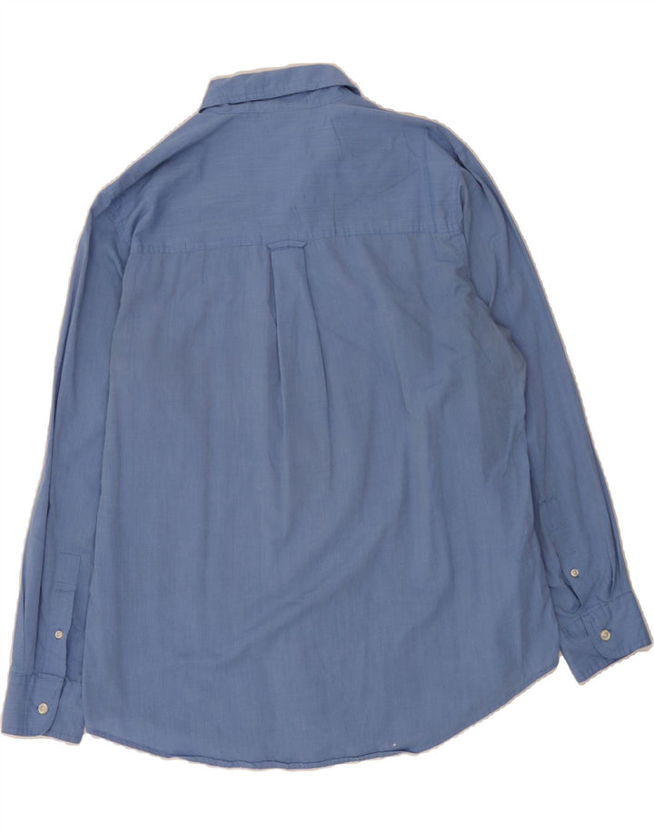 CHAPS Mens Shirt Medium Blue Cotton Vintage Chaps and Second-Hand Chaps from Messina Hembry 