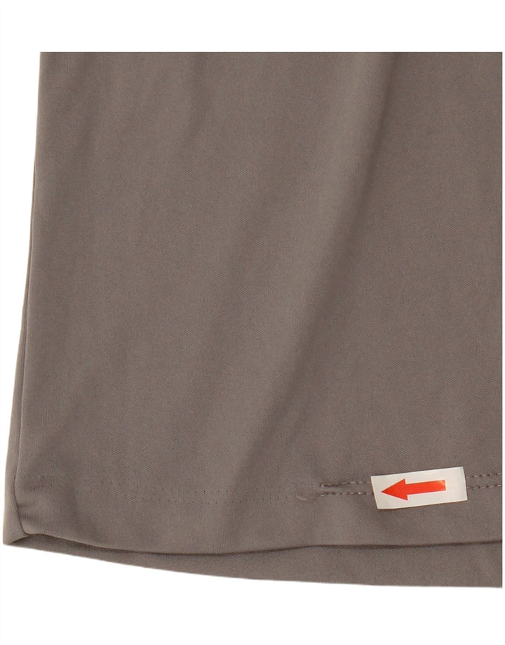 Umbro Shorts Esportivos Feminino UK 8 Pequeno Poliéster Cinza