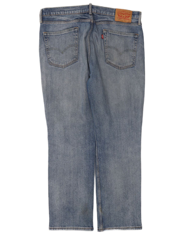 Levi's Masculino 514 Straight Jeans W36 L30 Azul Algodão