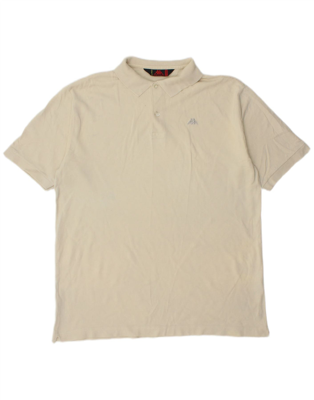 Camisa polo masculina Kappa XL algodão branco