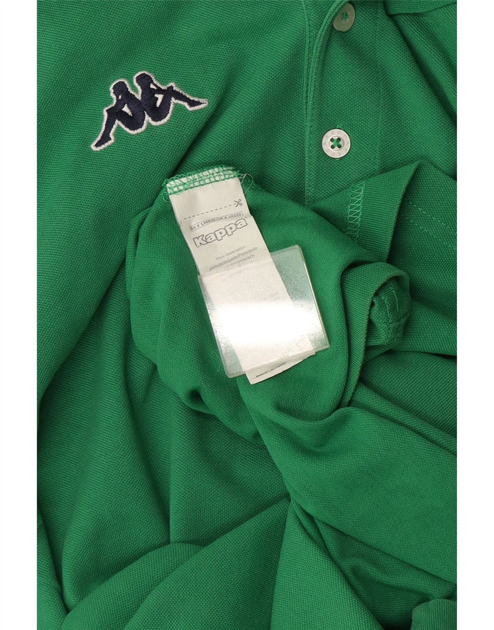 Camisa polo masculina Kappa XL algodão verde