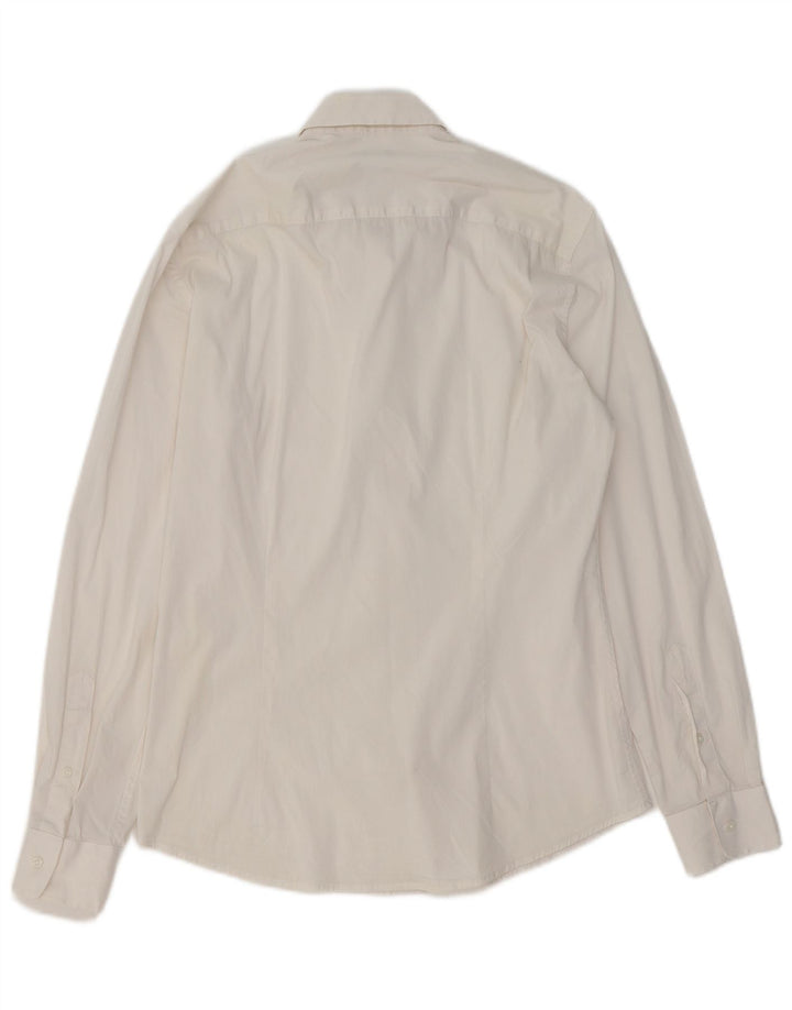 Camisa masculina BENETTON pequena branca