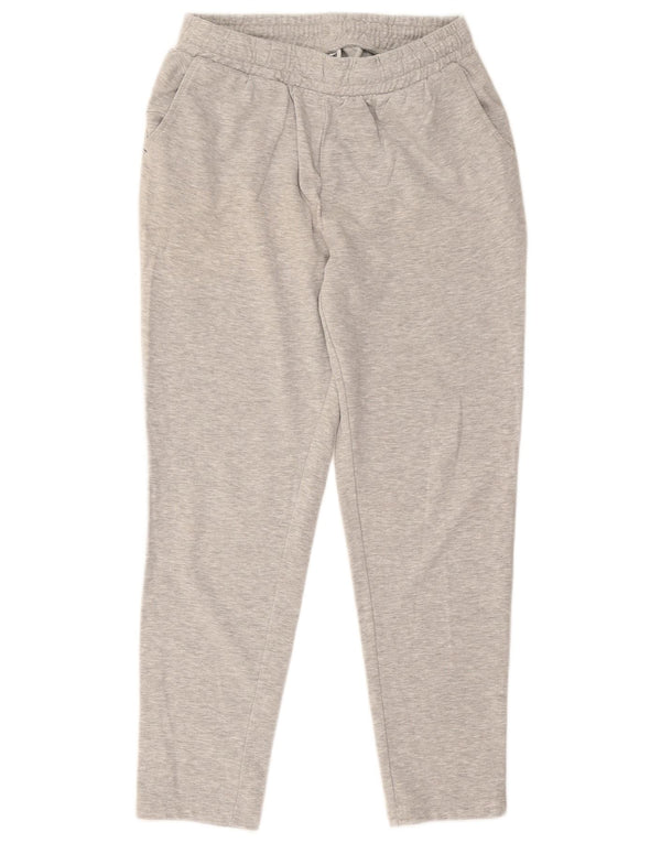 Calça de treino masculina Arena pequena cinza manchada de algodão