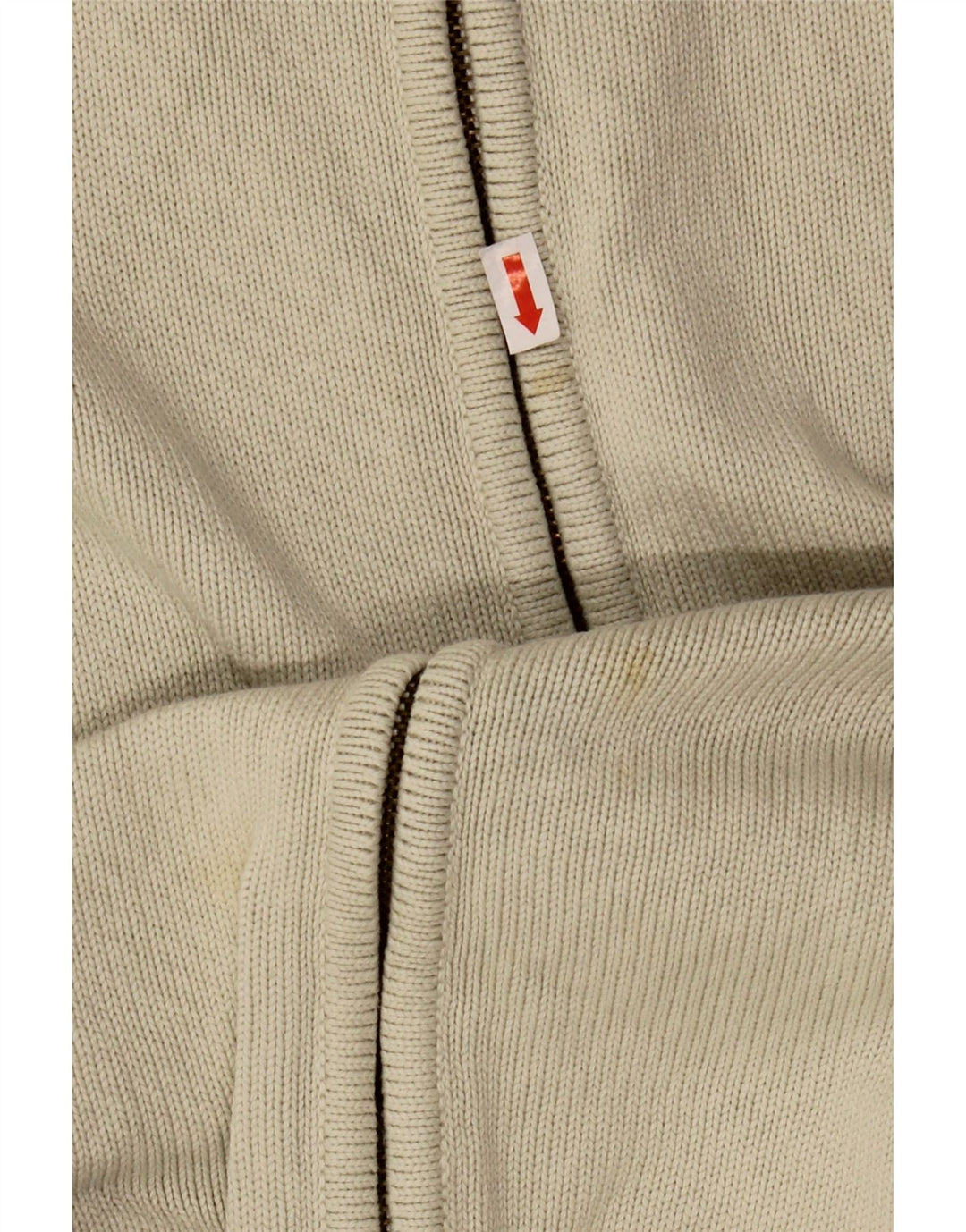 Suéter cardigã masculino Zara XL algodão branco