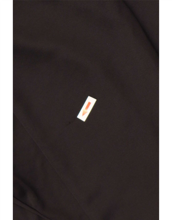 Adidas Mens Aeroready Zip Neck Pulôver Treino Top Grande Poliéster Preto
