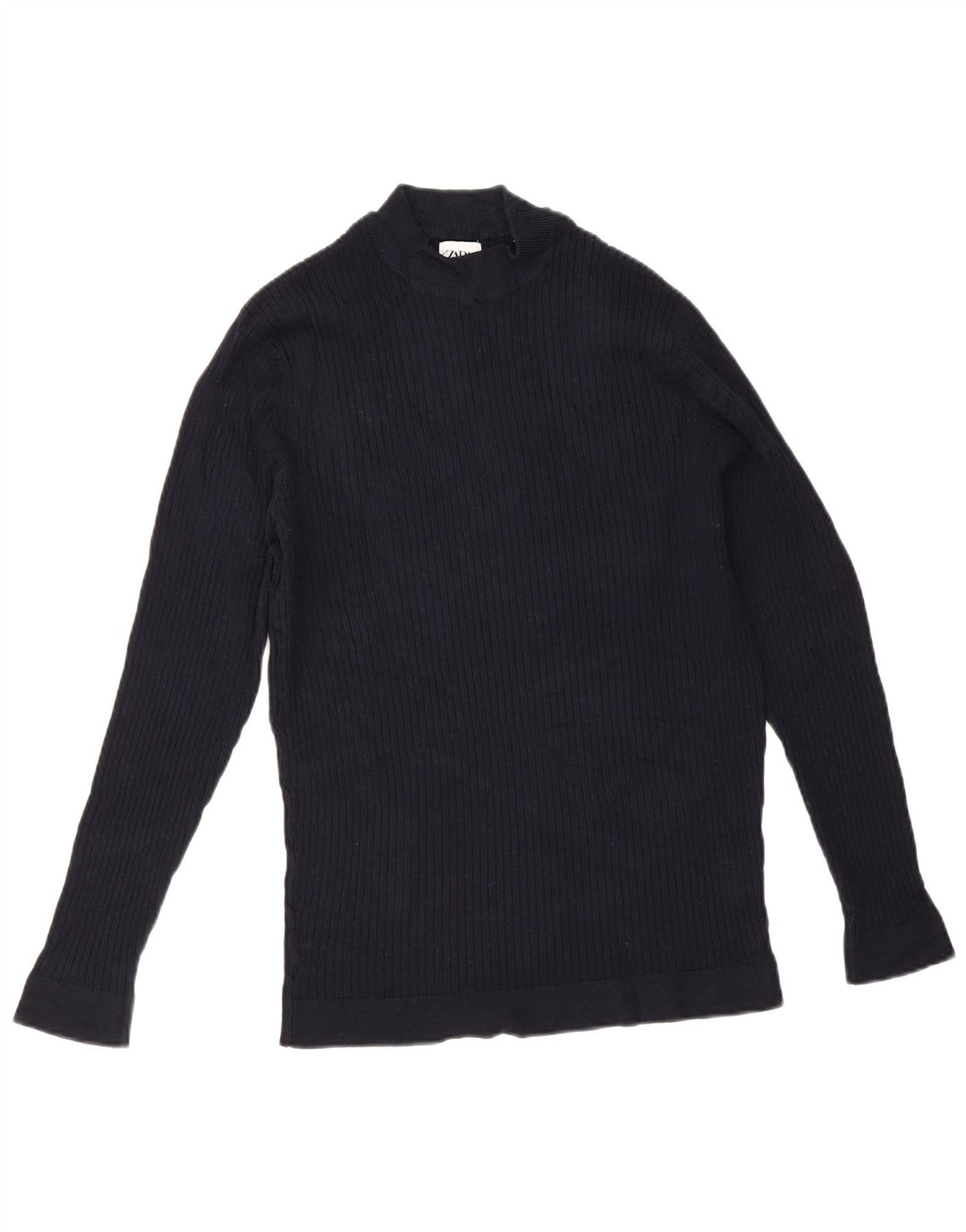 Zara Suéter masculino com gola tartaruga XL azul marinho