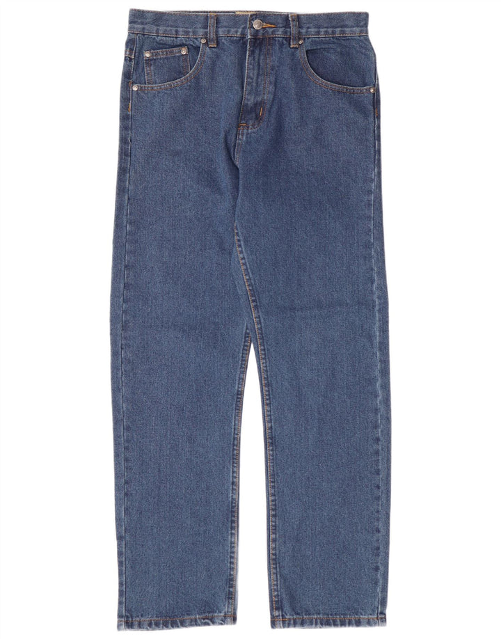 Jeans retos masculinos KAM W32 L30 algodão azul