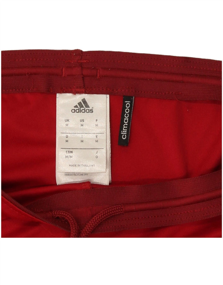 Adidas Mens Climacool Sport Shorts Médio Poliéster Vermelho