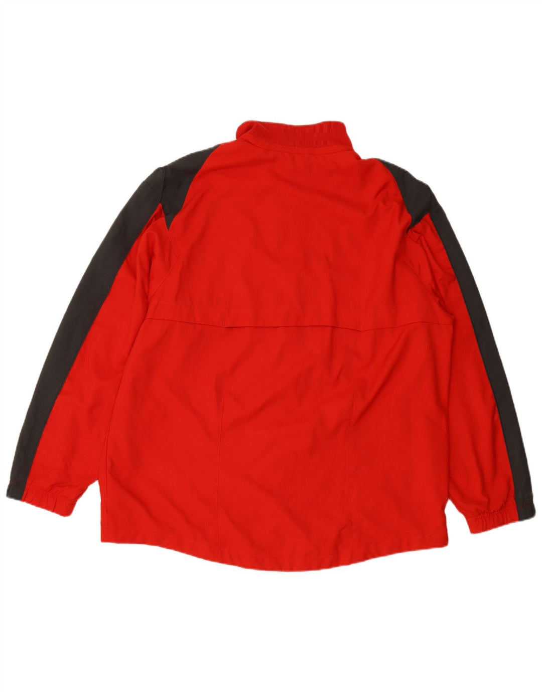 NIKE Mens Tracksuit Top Jacket UK 44/46 XL Vermelho Colourblock Poliéster