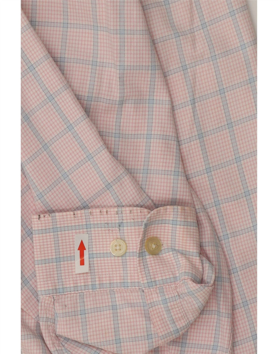 Camisa masculina Orvis 2XL algodão xadrez rosa