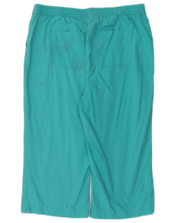 Bermuda feminina Marks & Spencer UK 16 grande W36 L18 turquesa