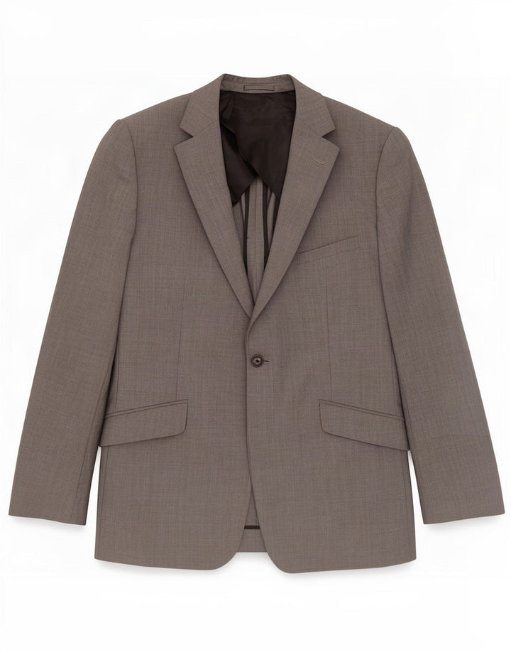 Jaqueta Blazer Masculina Reiss com 1 Botão Reino Unido 42 XL Lã Cinza